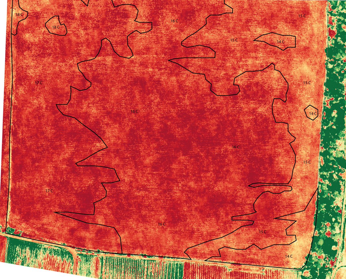 #Agricultural #thermal aerial mapping with #UAV
