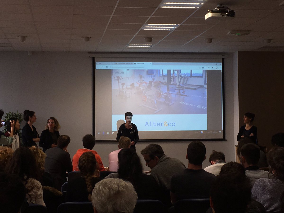2eme pitch : Alter&amp;co -> une salle de sport où nos efforts se transforment en énergie grâce aux machines connectées #Challengeonsnotrefutur