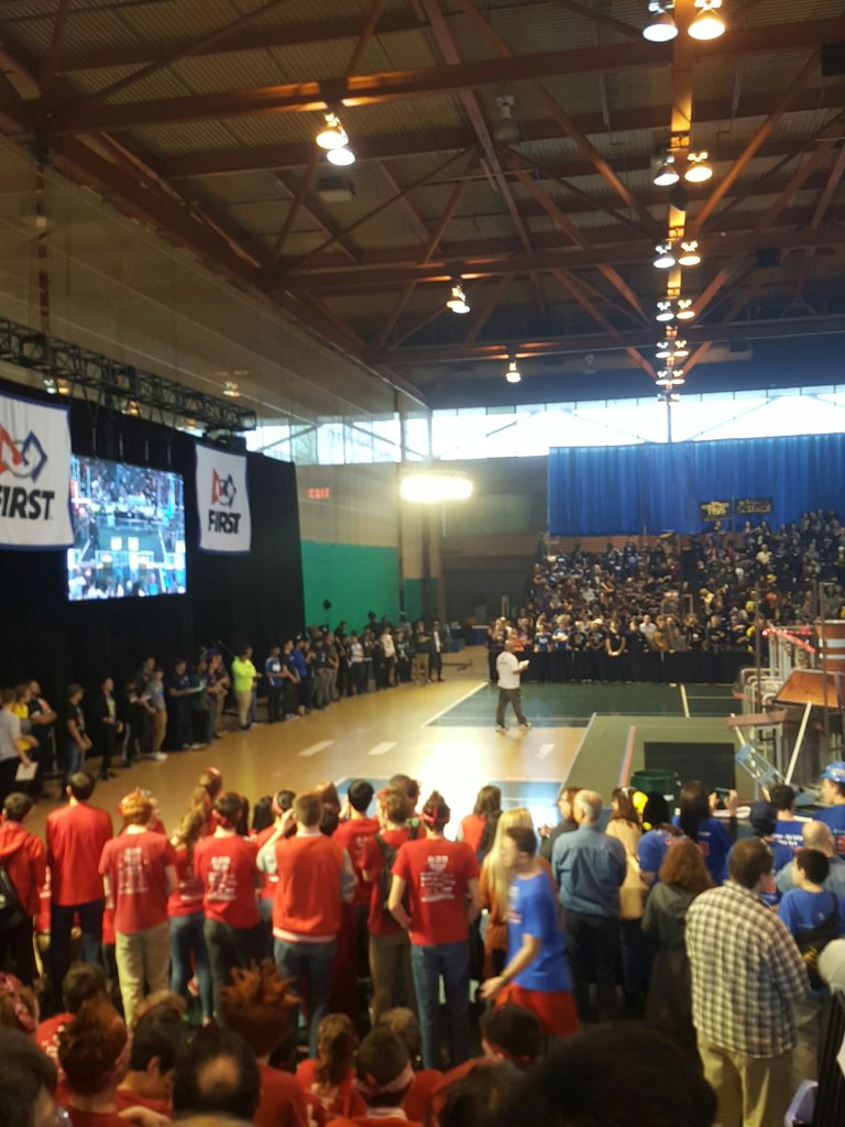 cshrobotics's tweet image. Alliance selections begin+