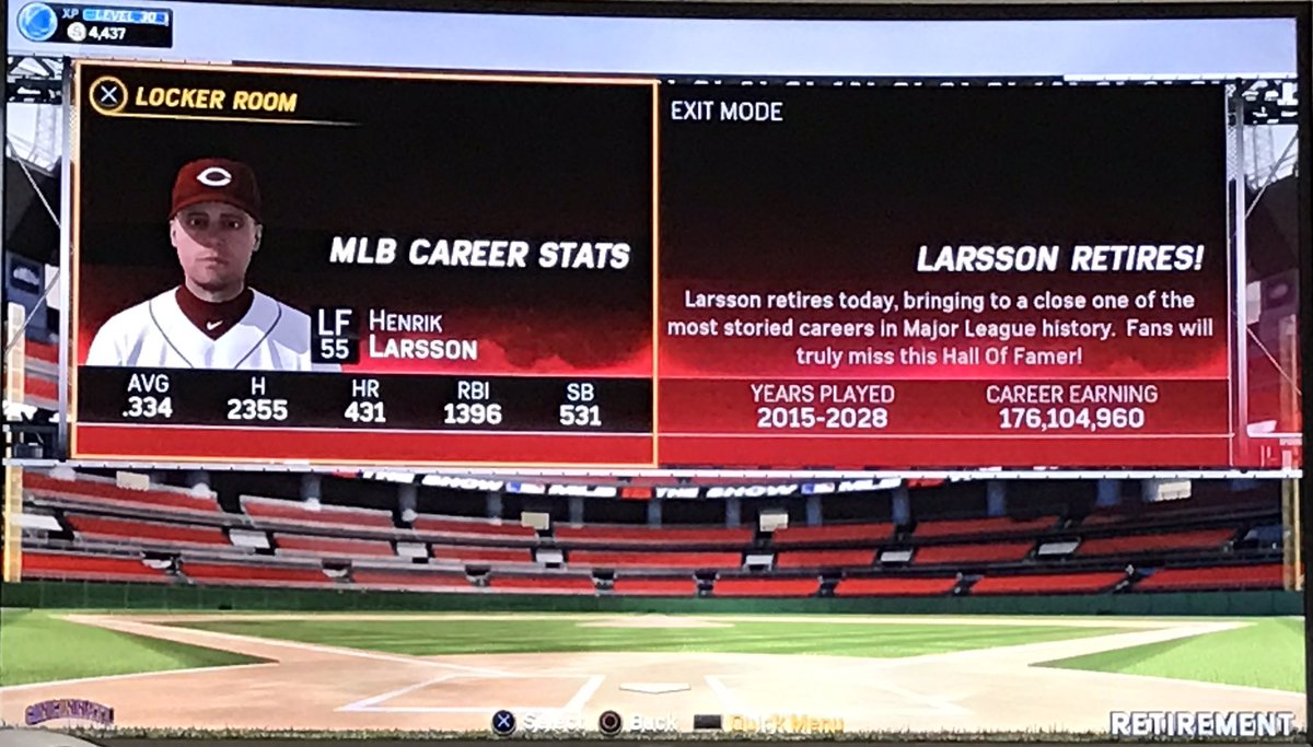 19ArnoldB77's tweet photo. Time to retire #mlbtheshow15 and get ready for #MLBTHESHOW17 only 30 ours left!!! https://t.co/wZzMBFsgAZ