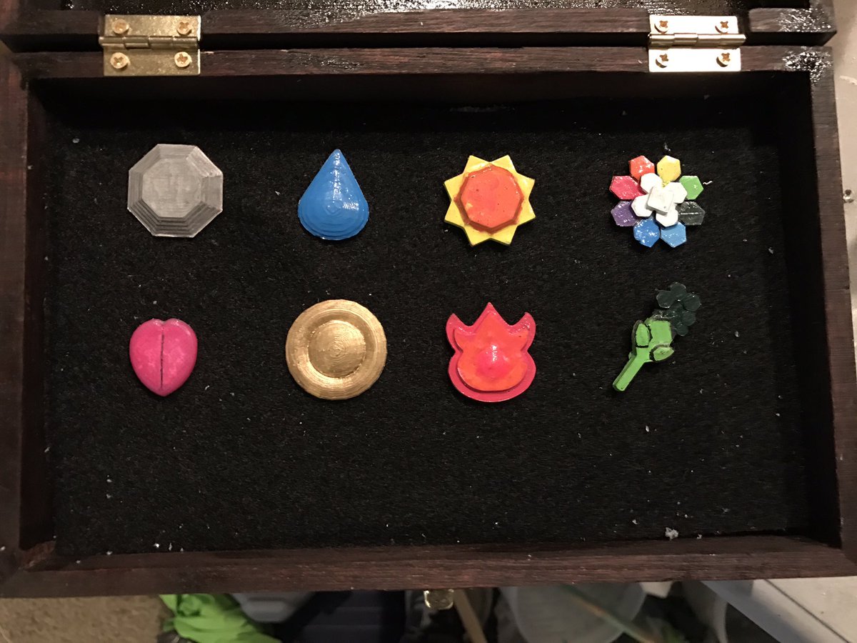 hotsliceofjesus's tweet photo. My #3Dprinting #pomemon badges. https://t.co/MTYJuaBugZ