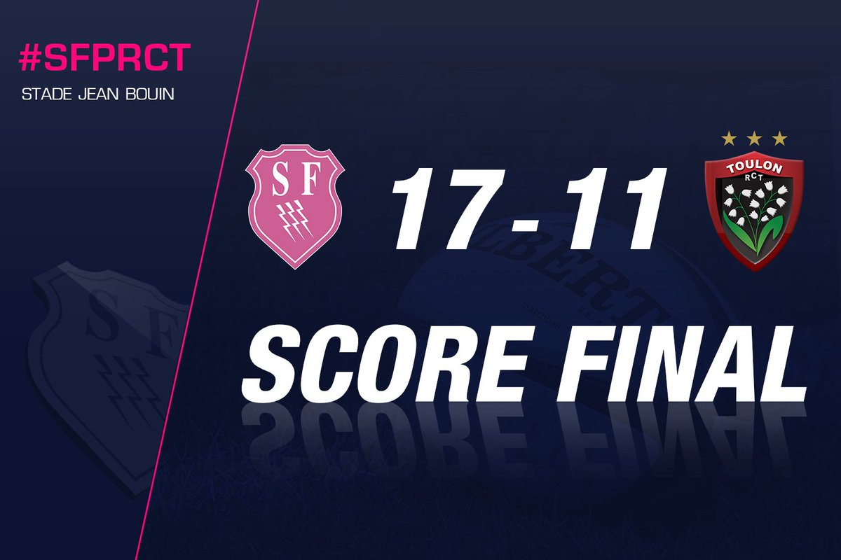 80': C'est terminé, #VICTOIRE pour #PARIS !! / SFP 17 - 11 RCT #SFPRCT #SFParis