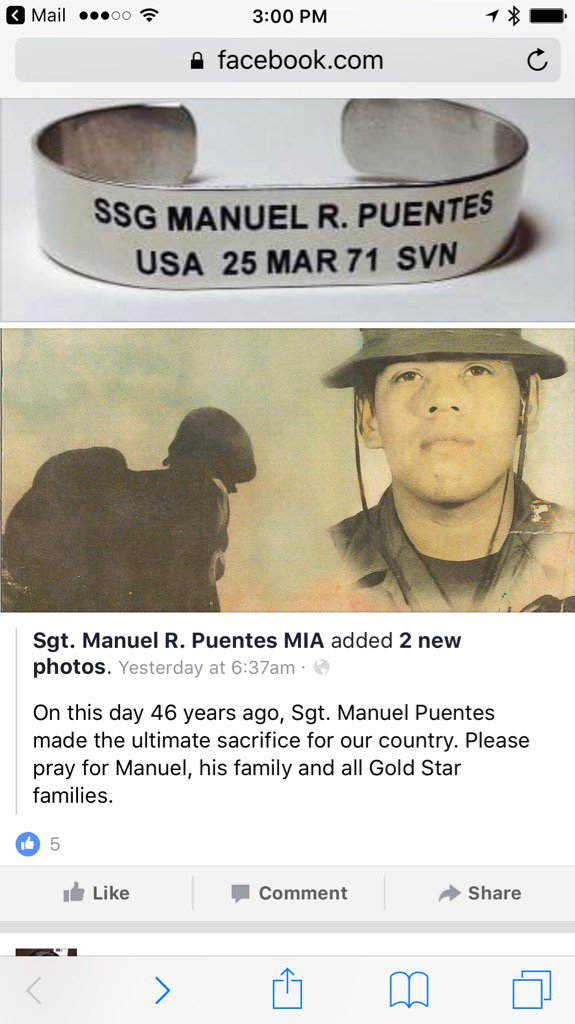 Monica_H_Castro's tweet photo. #Monica Castro@Puentes _MS Remembering our school's namesake SSG. Puentes for the ultimate sacrifice for our freedom https://t.co/BSQmguapbj