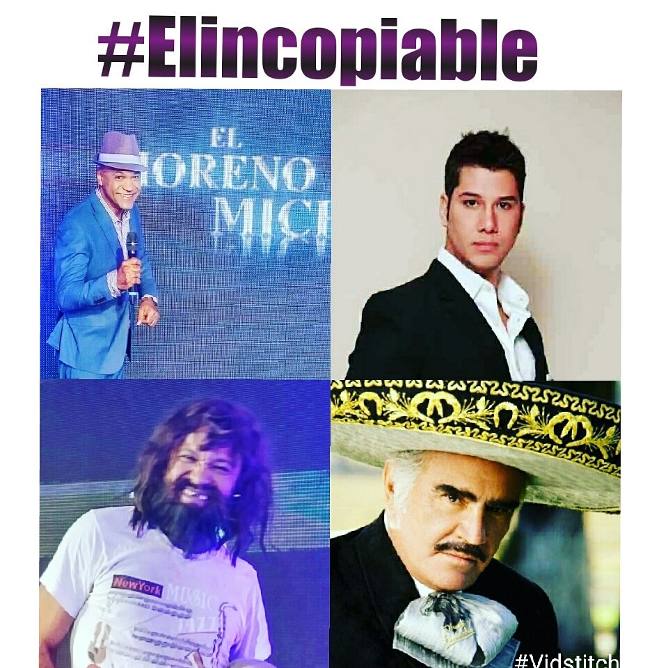 elmorenomichael's tweet photo. Hoy la etiqueta #Elincopiable en @nuestranochemm por #Tves imperdible con @ArvelaizMusic cantando con #VicenteFernandez y RosendoTierralta https://t.co/XT6uaRwHDF
