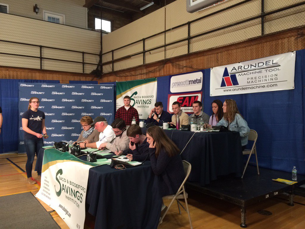 COT students helping out at the Rotary Auction.  Thank you.