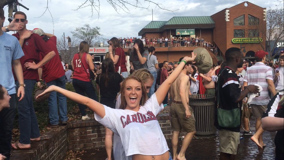 gogamecocks's tweet photo. The scene in Five Points. Wow. https://t.co/fJ81HOmSMl