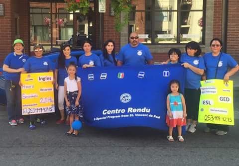 CentroRendu's tweet photo. Last May's parade in Auburn, WA. Promoting education for Latino families through our comprehensive Centro Rendu program! #svdpseattle https://t.co/HwghWOj1Bu