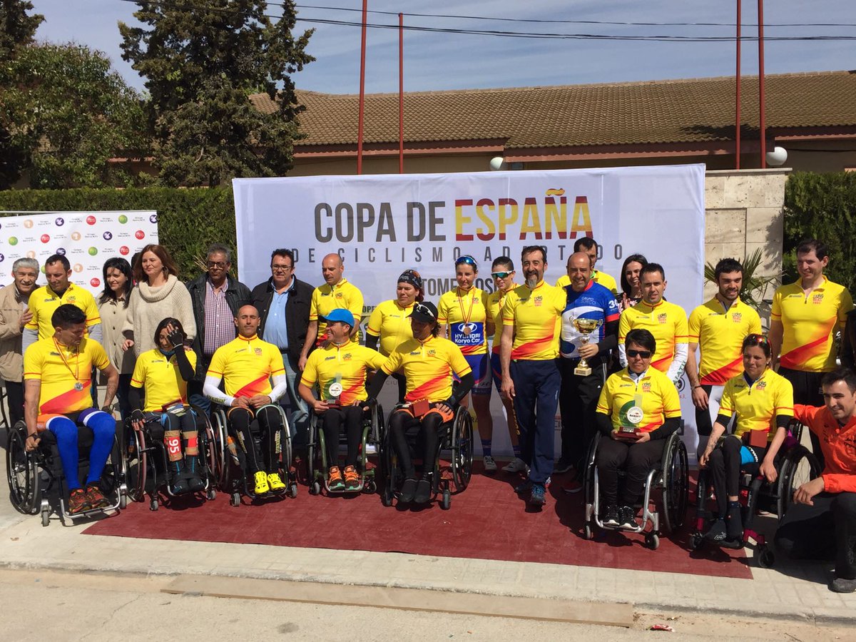 Completo éxito de la #CopaEspanaParaciclismo17 en Tomelloso. Crónica y clasificaciones en rfec.com/node/19803