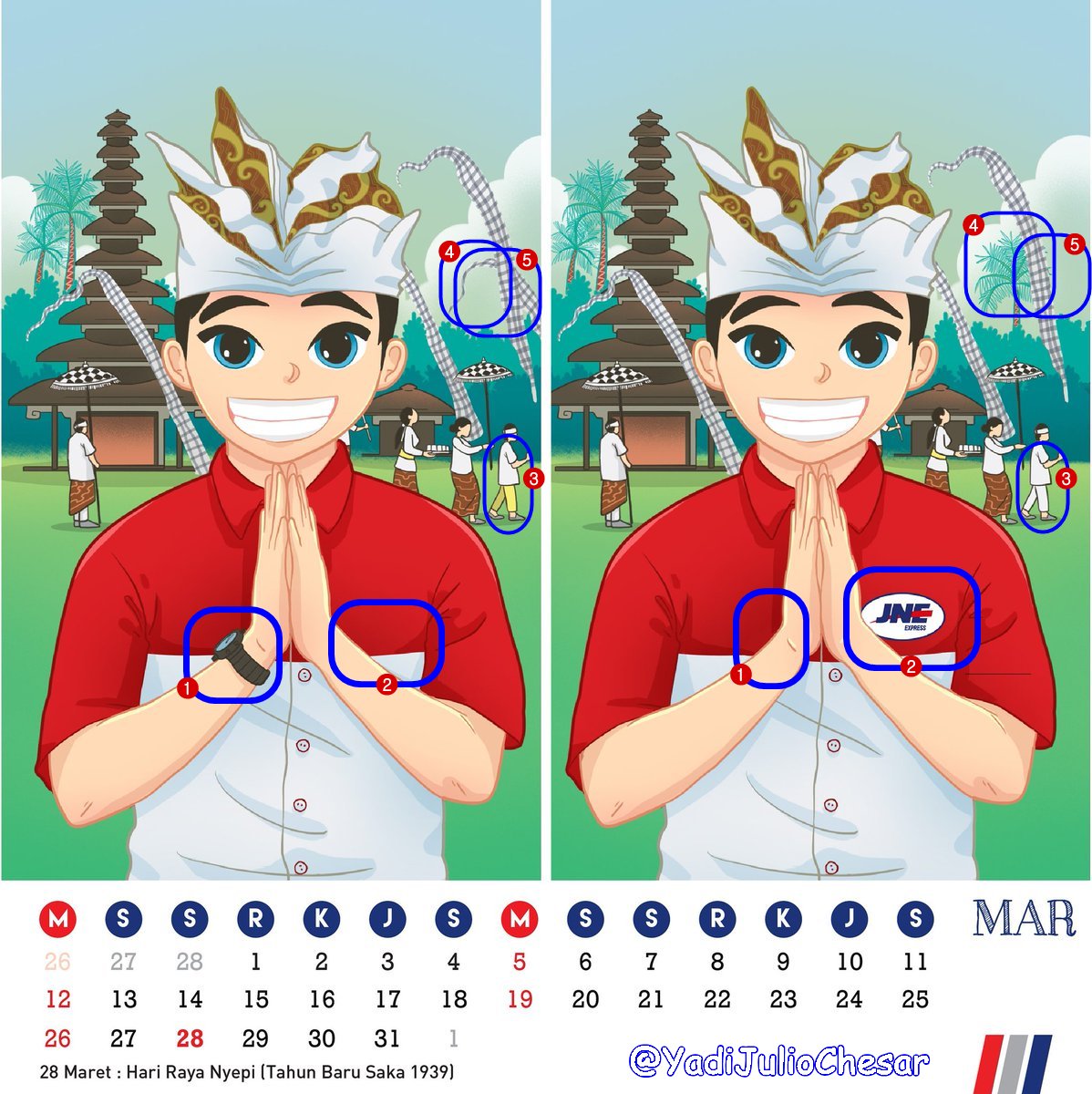 dieliatin's tweet photo. @JNE_ID
Terdapat 5 Perbedaan & Sudah Sy berikan tanda di setiap perbedaan nya #JNETekaTeki #jne #connectinghappiness Ikutan Jg Yu @adam127_ https://t.co/CzJaTXa9Bu