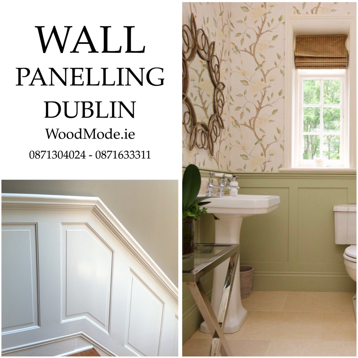 Wood Mode | Dublin 
" Clever Custom Carpentry "
Wall Panelling Dublin 
info@woodmode.ie 
#WoodMode #Dublin #Ireland