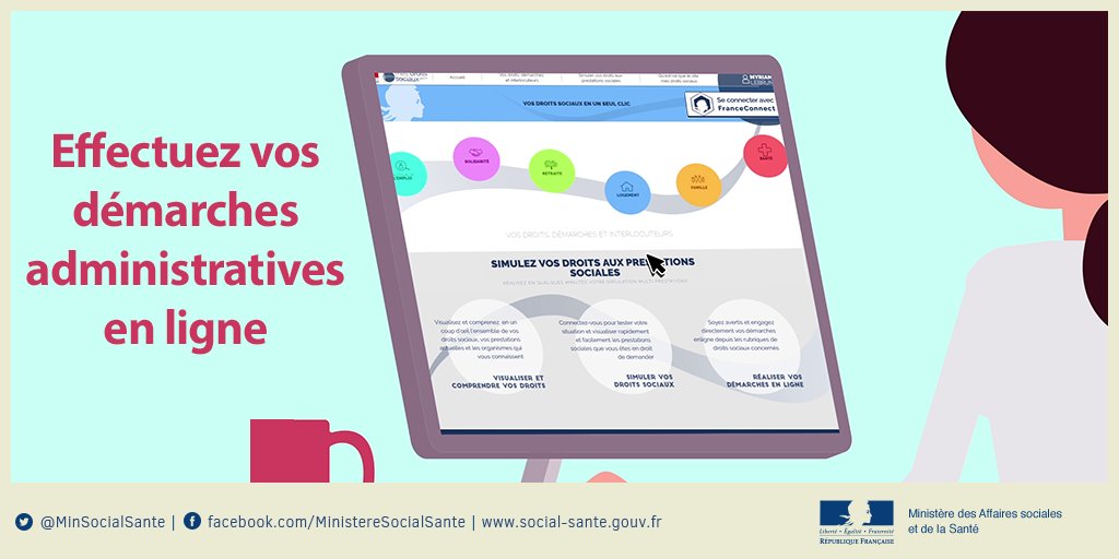 Rendez-vous sur #MesDroitsSociaux pour effectuer vos démarches administratives en ligne ⤵
💻 mesdroitssociaux.gouv.fr