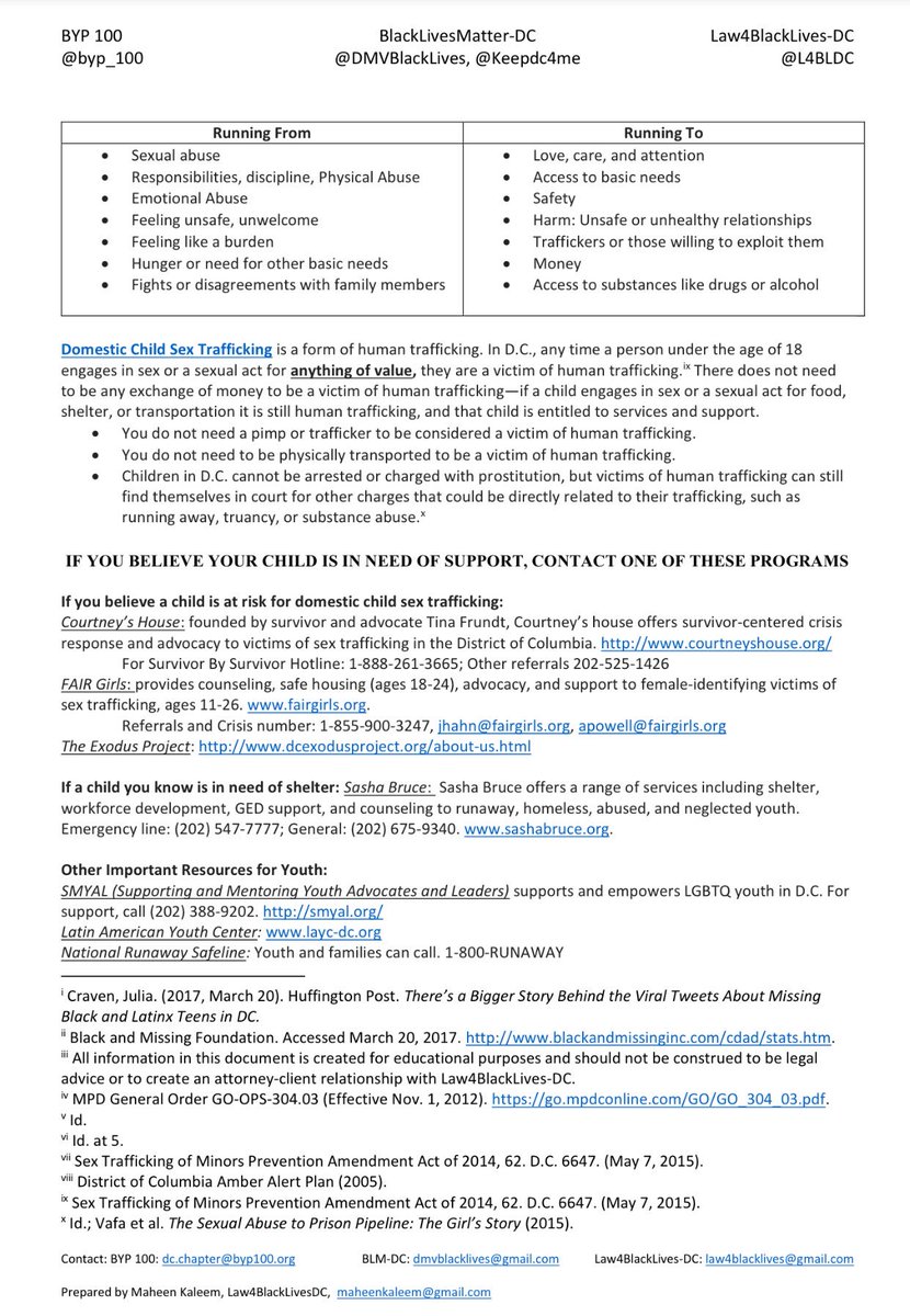 ToLiveUnchained's tweet image. Here's the info we passed out at the #MissingDCGirls town hall. 
Pls RT