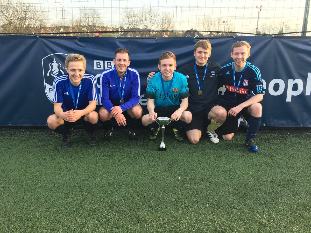 goals_leicester's tweet photo. @bbcgetinspired #PeoplesCup @goals_leicester - winners Woolpack  from stoke - well done lads https://t.co/WWNAa2alUM