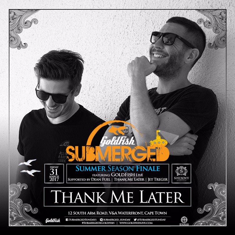 The countdown begins Fishfam. It all goes down this Friday at @ShimmyBeach w/ <a href="/GoldFishLive/">GoldFish</a>: afterhours.nutickets.co.za/finale