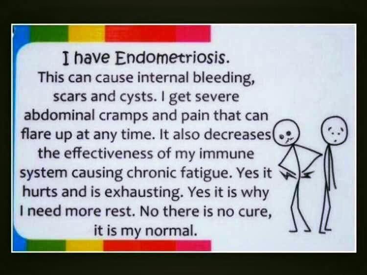 Day 26 of #EndometriosisAwarenessMonth 
#Endometriosis #Endo #Endosisters #Spoonies #ChronicPain #InvisibleIllness  #Support #Awareness
