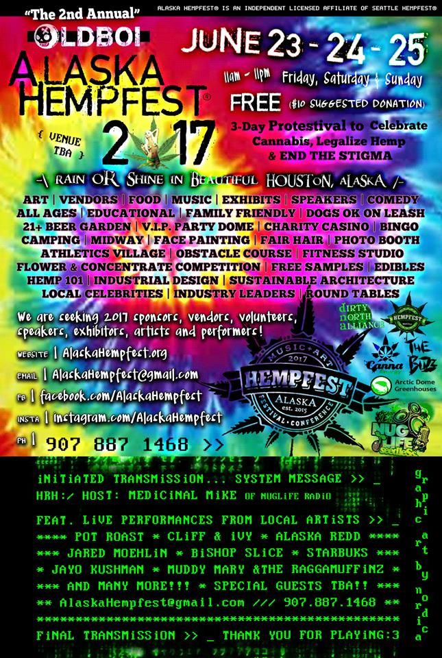 seattlehempfest's tweet photo. #alaska #Hempfest June 23-24-25 #HoustonAlaska #ZeroLakePark 3 days of camping #education #freespeech Vend/Volunteer https://t.co/LzGxkOz7Gs https://t.co/msMnWCSPxM