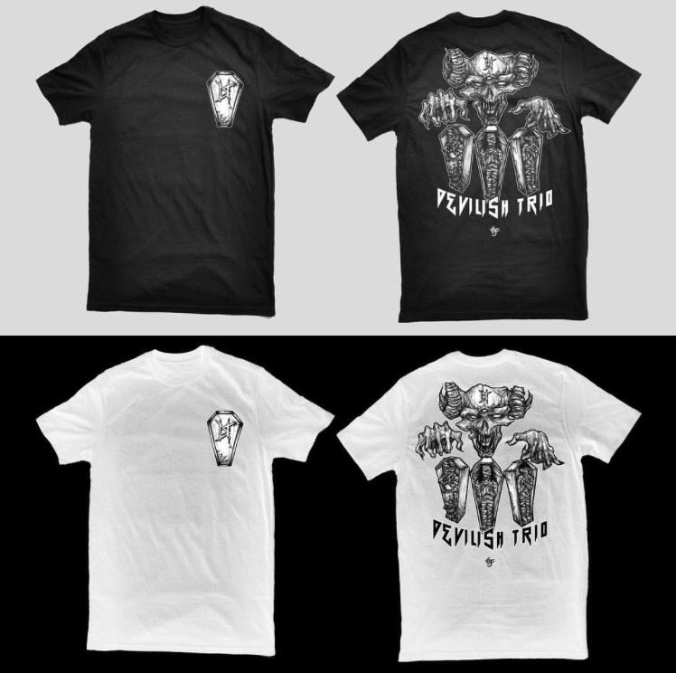 DevilishTrio's tweet image. NEW TRIO SHIRT AND STICKERS GIVEAWAY!
LIKE AND RT TO ENTER. WINNER WILL BE ANNOUNCED 3/31. 
soundcloud.com/baker-beatz/de…
Devilishtrio.bigcartel.com