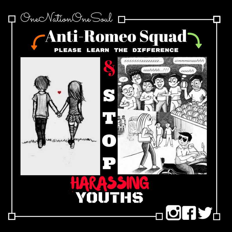 ONOSIndia's tweet image. what is job of anti romeo squad?whole nation wants to know @CMOfficeUP  @BJP4India @narendramodi  #cmneedtoanswer #onenationonesoul