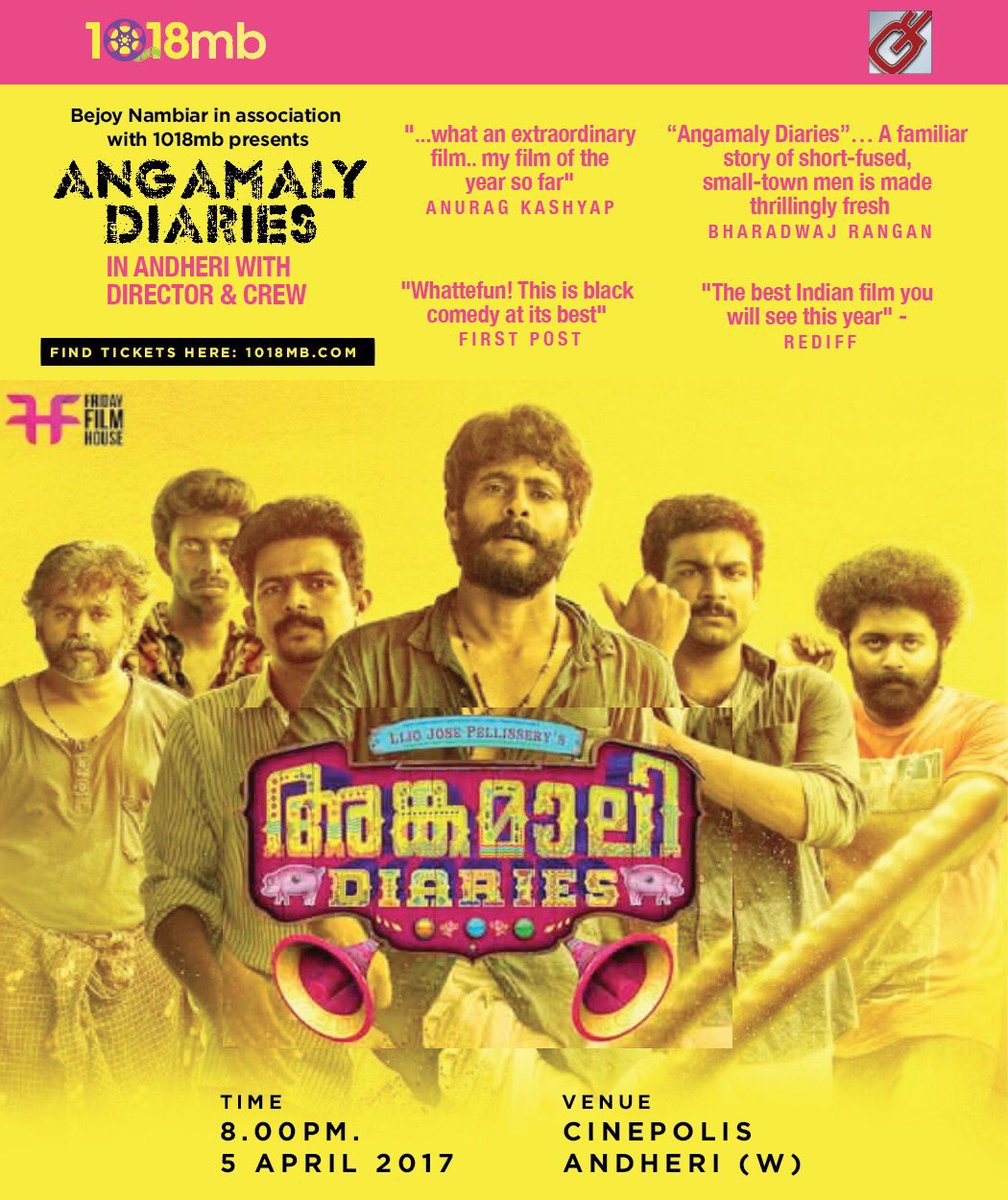 Bejoy Nambiar (@nambiarbejoy) on Twitter photo Ok here it is! Mumbai junta come one come all ! A special screening & a 1on1chat with the director <a href="/mrinvicible/">lijo jose pellissery</a> 1018mb.com/Getaway_Films Ok here it is! Mumbai junta come one come all ! A special screening & a 1on1chat with the director <a href="/mrinvicible/">lijo jose pellissery</a> 1018mb.com/Getaway_Films