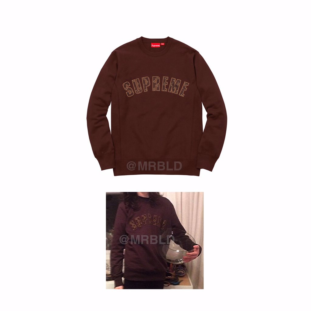 Supreme, Louis Vuitton Arc Logo Crewneck