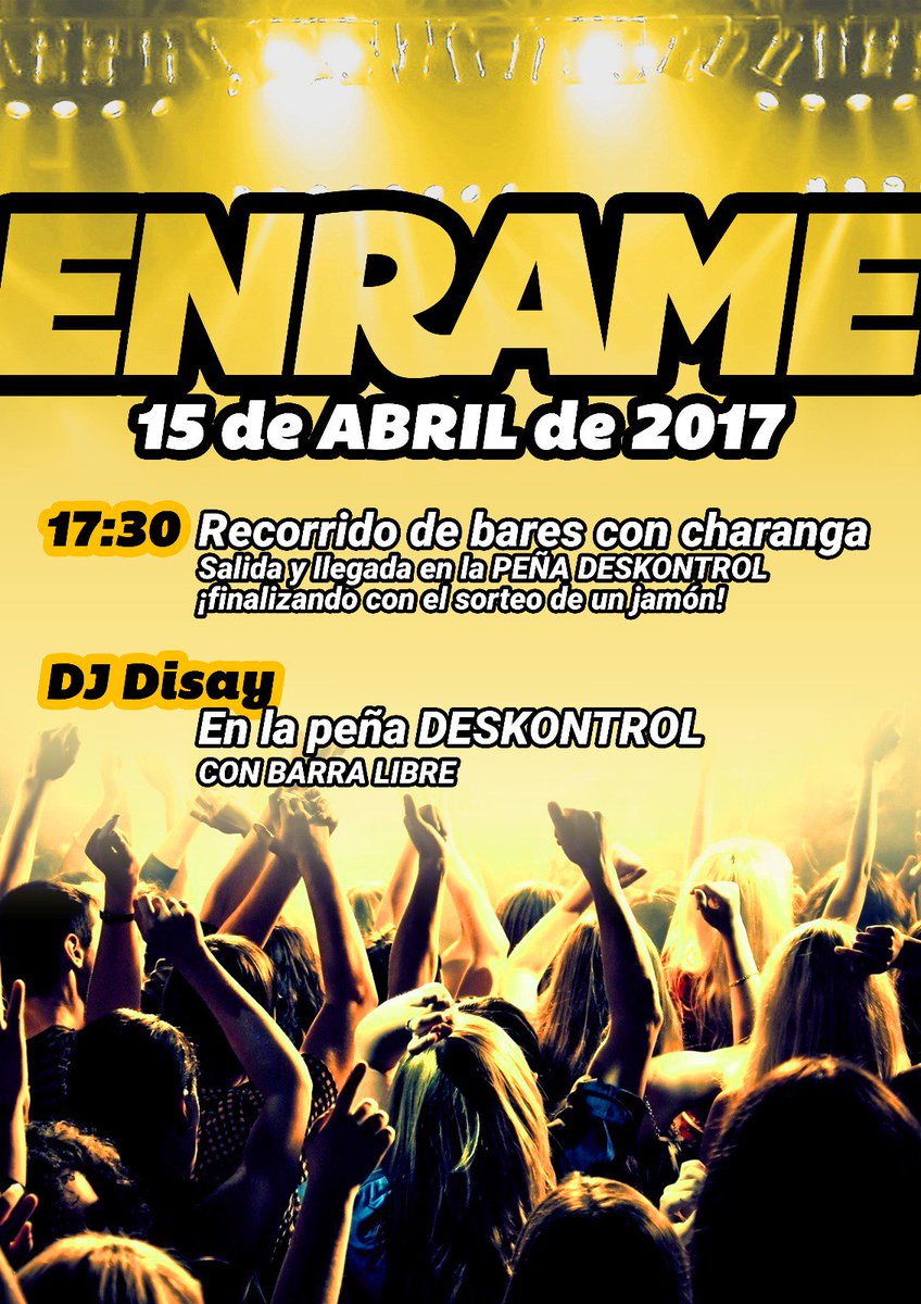 Jorge_Mrt's tweet photo. Ya queda poco 🙌 #Enrame'00 https://t.co/i1t3x2qU3o