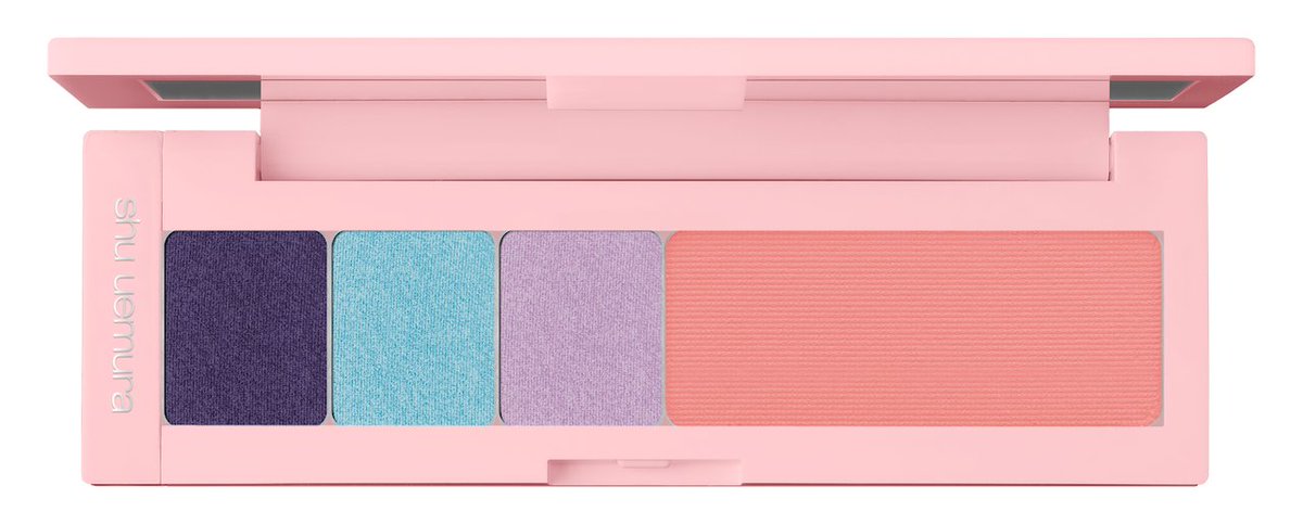 Add a pop of colour with this shu uemura eye &amp; cheek palette in water slide blue. Enter here smarturl.it/7z7eii  on blog! blog giveaway