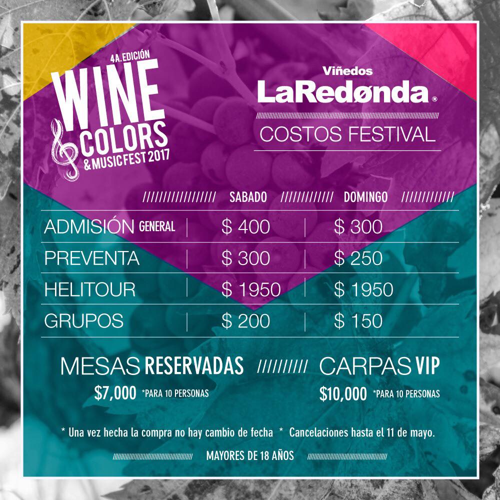 QroTravel's tweet photo. El Wine Colors Music Fest de Viñedos @LaRedonda será en mayo, un evento que no puedes perderte. 🎶🍷👍🏼 #VenAQuerétaro https://t.co/xTL067WPsu