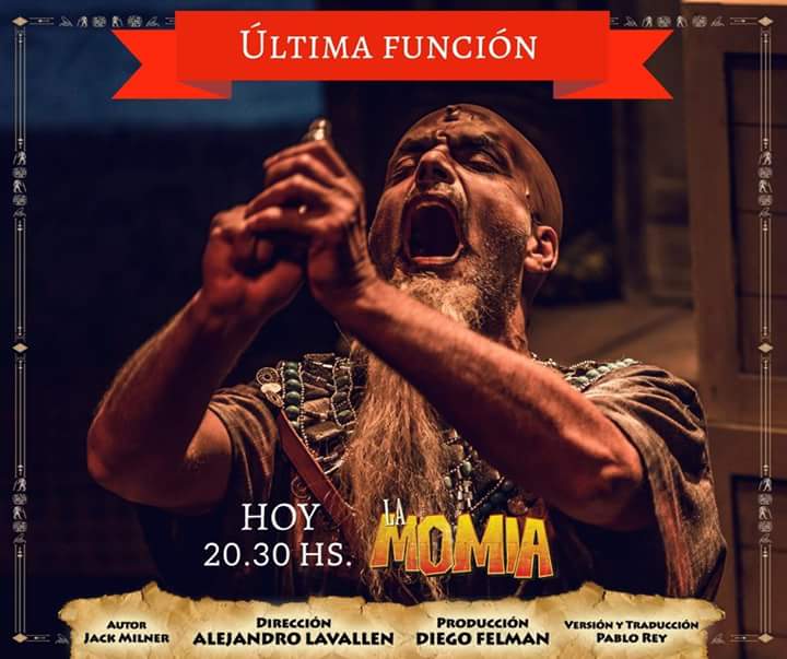 MarieCapde's tweet photo. Hoy 20:30 @aadriannavarro se despide de #Sosra. @lamomia_ok @TeatroMetCiti Eterno, pero no interminable @Plateanet https://t.co/qx0jSc1DsJ