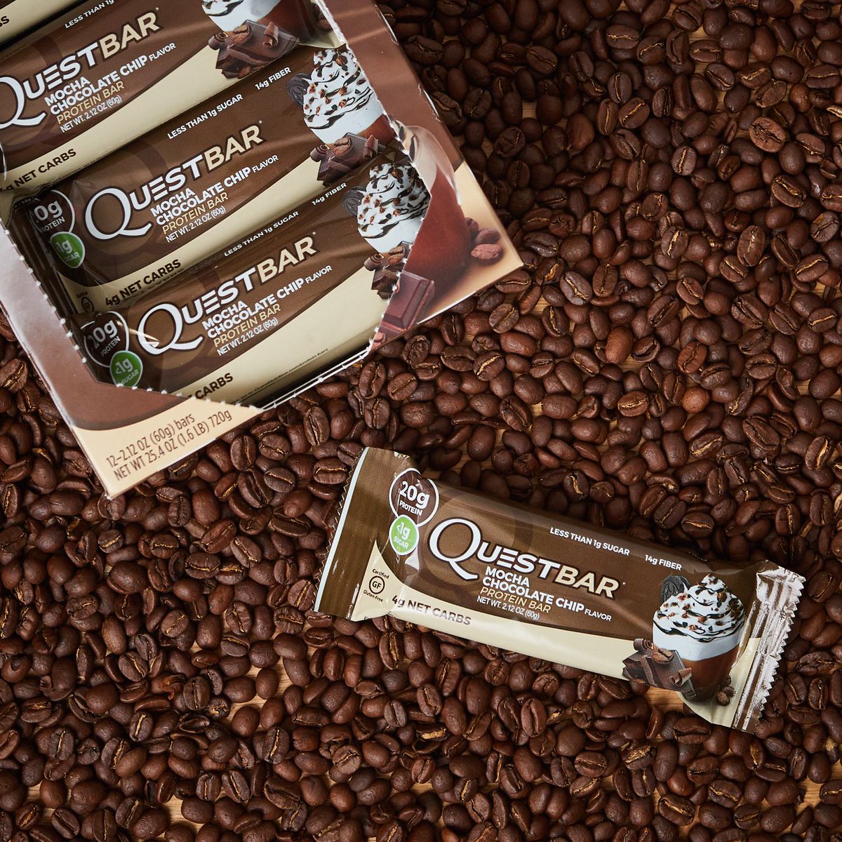 QuestNutrition's tweet photo. 💪☕️ #MOCHAMADNESS #GIVEAWAY! ☕️💪

RT for chance to win a box of Mocha Chocolate Chip Quest Bars! 

Must be following @questnutrition to win. https://t.co/LuxqsZmWcd