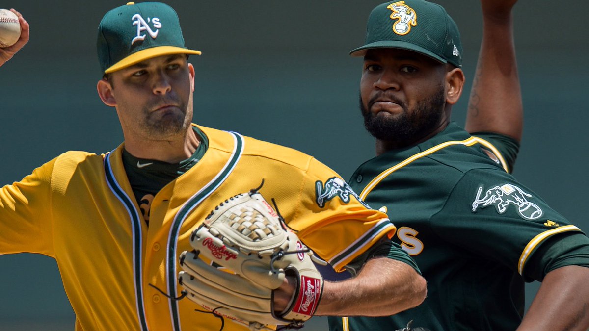 NBCSAuthentic's tweet photo. #Athletics 2017 rotation appears set following roster moves https://t.co/IYtXCNplCh (@JoeStiglichCSN) #AsTalk #MLB https://t.co/f6mSAV6OEd