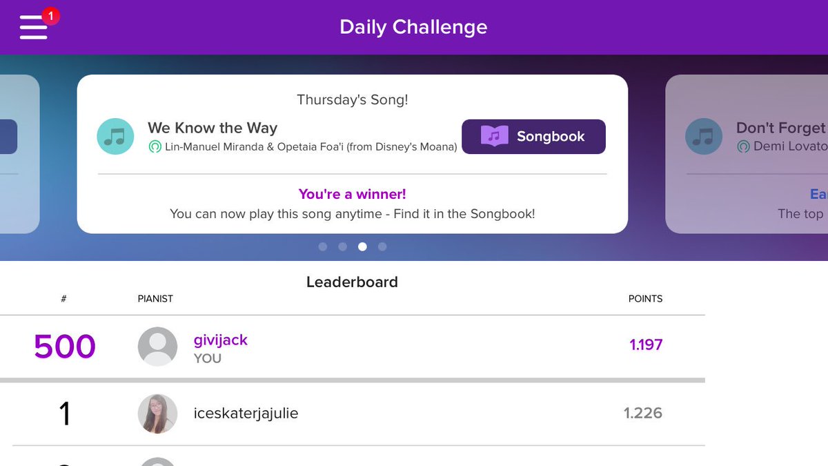 GiviJack's tweet photo. @smule hi, apparently I didn't get the gifted song the other day, despite the message. Can you look into it? Thanks! https://t.co/g1tZ6FQVte