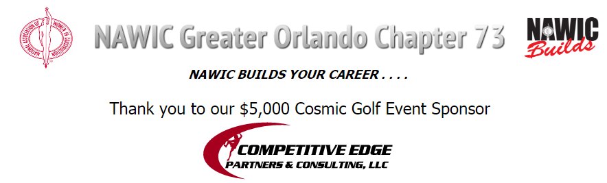 NAWIC_Orlando's tweet photo. Reach construction industry professionals! Cosmic Golf Sponsorships now available! Event Friday May 19th at Dubsdread! https://t.co/WjQ2HuDK7w