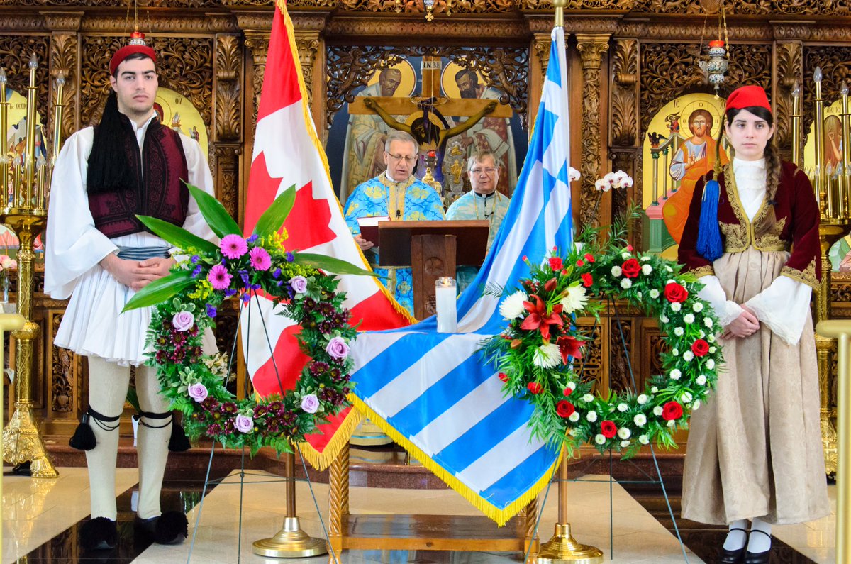 Hellenic_HCO's tweet photo. March 25th services. #zhto #ellas #ζήτω-η-Ελλάς #ottawa https://t.co/Rd8MHrBnL7