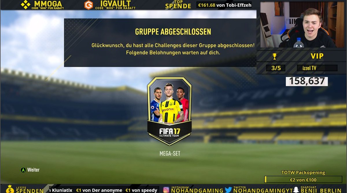 NoHandGamingYT's tweet photo. SBC Packopening incoming + VIP Giveaways !
https://t.co/OlvBpbb2dL https://t.co/AmrA0dIXKv
