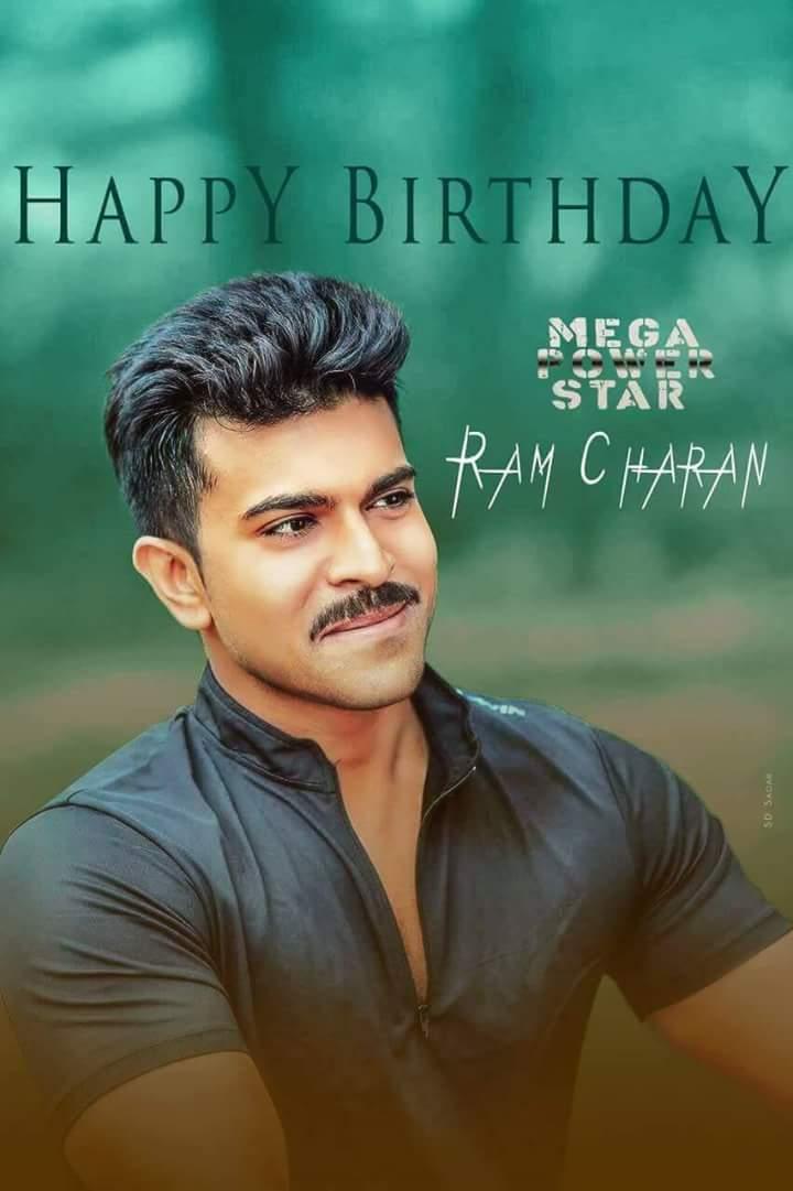 Happy Birthday MegaPowerstar Ram Charan . Most sensible actor from our Mega legacy. 