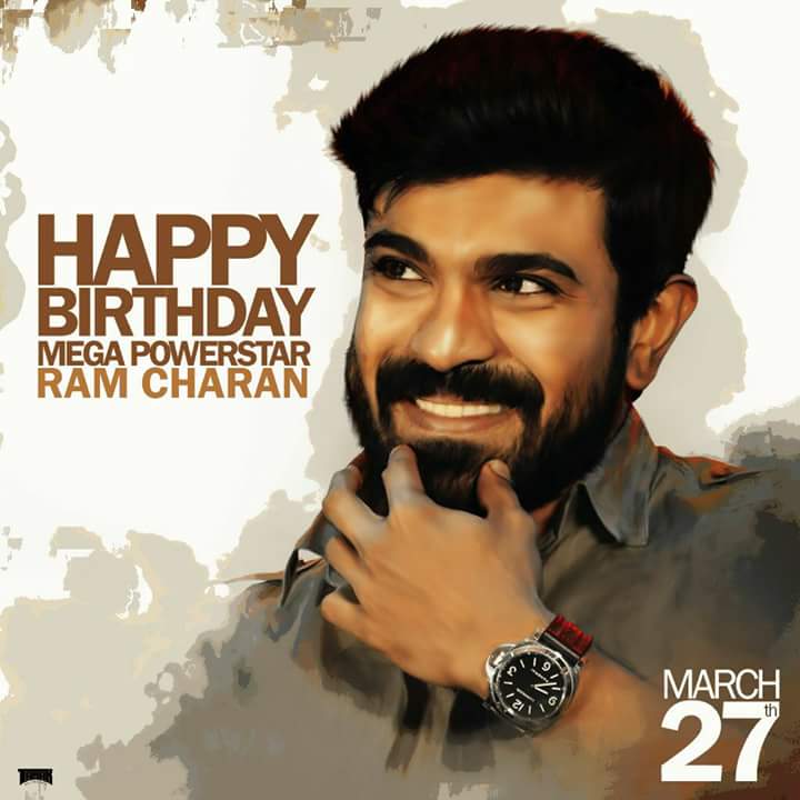 I wish mega power star ram Charan a happy birthday.all the best for future projects . 