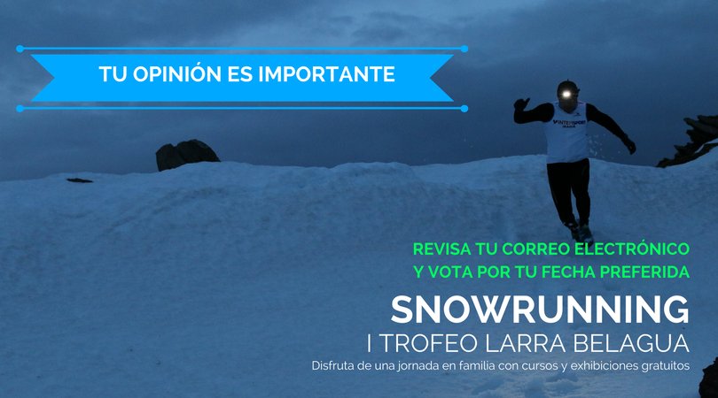 Si estabas inscrito a nuestra carrera, queremos conocer la nueva fecha que más se adapta a tus necesidades. Tienes una encuesta en tu email