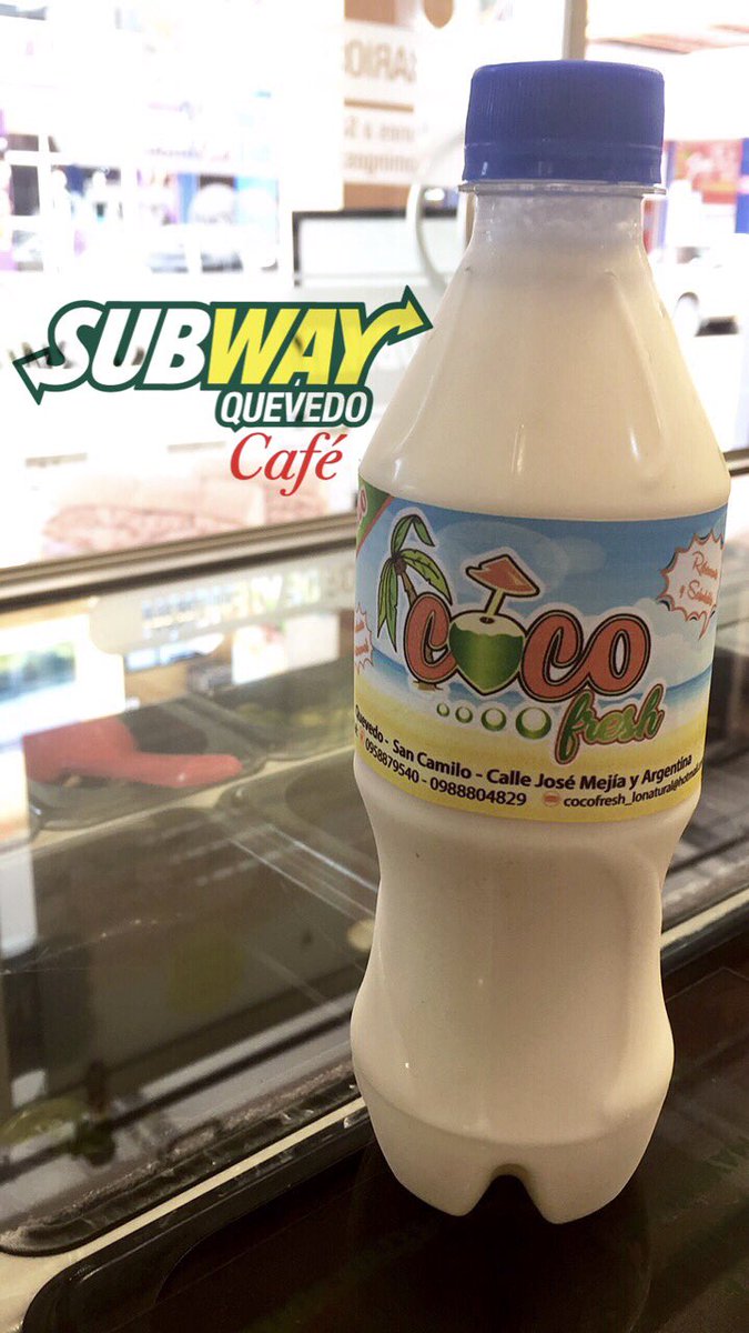 JohnSalcedoC's tweet image. #JugoDeCoco 🌴 de #CocoFresh

Cae de película para este #DOMINGO soleado☀️ en #QUEVEDO

Refrescantemente delicioso!

ABIERTOS hasta las 10pm⏰