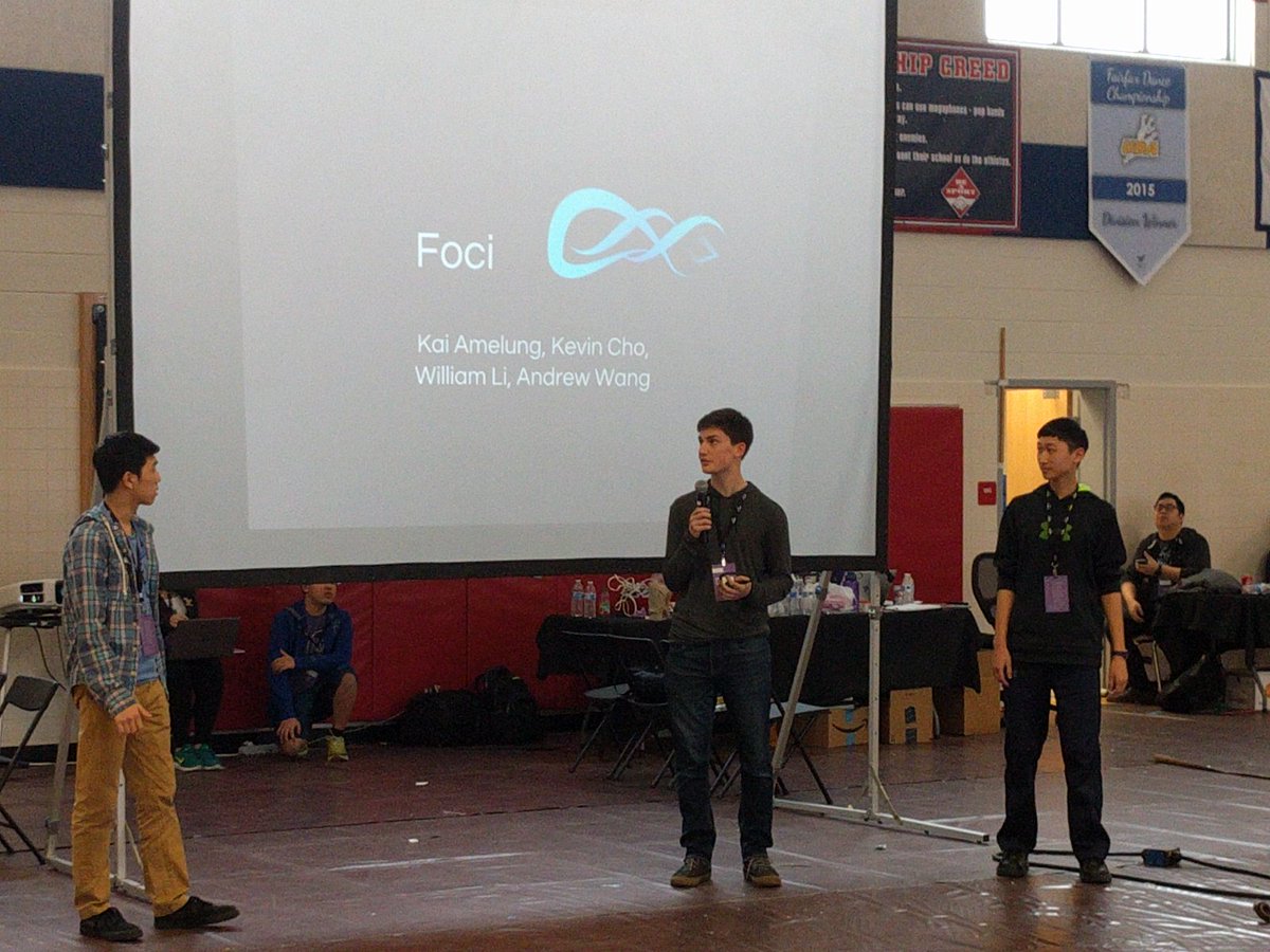 MLHacks's tweet photo. Foci from @HackTJOfficial is using @ChooseMuse to determine the best study music for their users! Awesome job at #HackTJ https://t.co/gTMybqCdqr