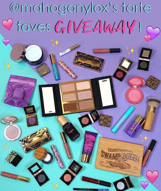 🚨GIVEAWAY ALERT!🚨 Want to win all of <a href="/mahoganylox/">Mahogany *LOX*</a>'s favorite tarte products?!?! ENTER HERE: bit.ly/2mxmcFX