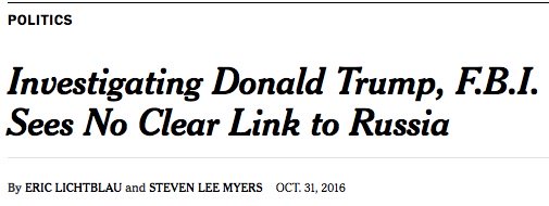 And 11 days after that “analysis,” this headline: