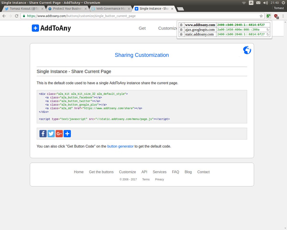 Tomasz_Kossut's tweet image. #addtoany has #AAAA, #IPv6