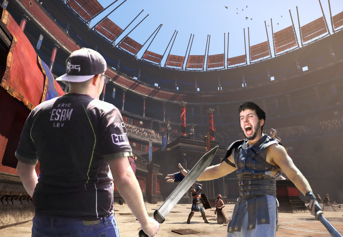 LittleZ's tweet photo. Are you not entertained?!? https://t.co/pffzk6P8Xq
