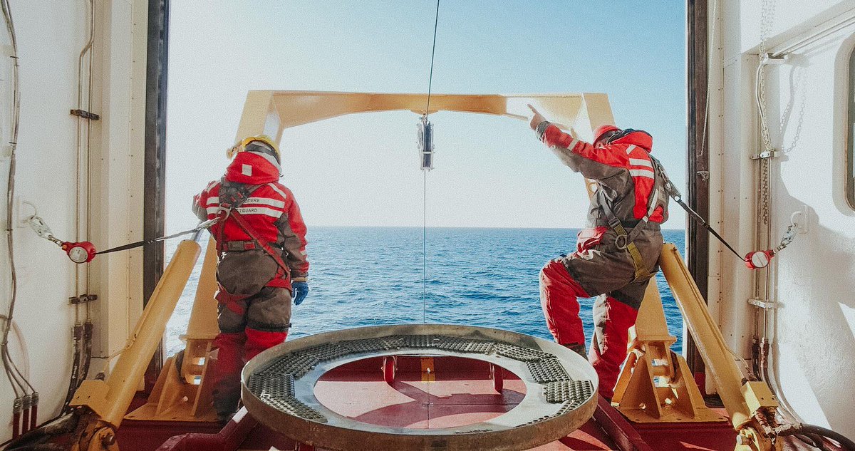 BreakingIceDoc's tweet photo. Bringing the rosette back on board. Amundsen details part 6. #BreakingIceDoc https://t.co/dMJ7pEbxCG