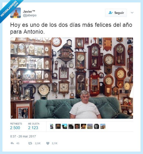 vistoenlasredes's tweet photo. El chiste sobre el cambio de hora que lo ha petado en las redes por @jaberpo https://t.co/tFjhQK9nSw https://t.co/uHFXsf71Mr