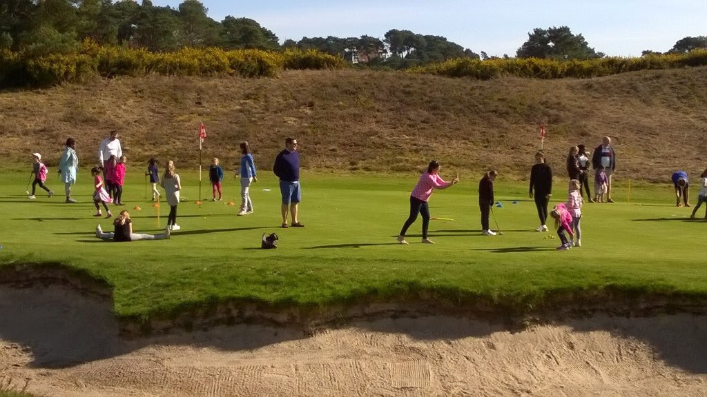 Amazing turn out at the Girls Golf Rocks Taster Session at Parkstone!! 19 complete beginners attended the session! #girlsgolfrocks