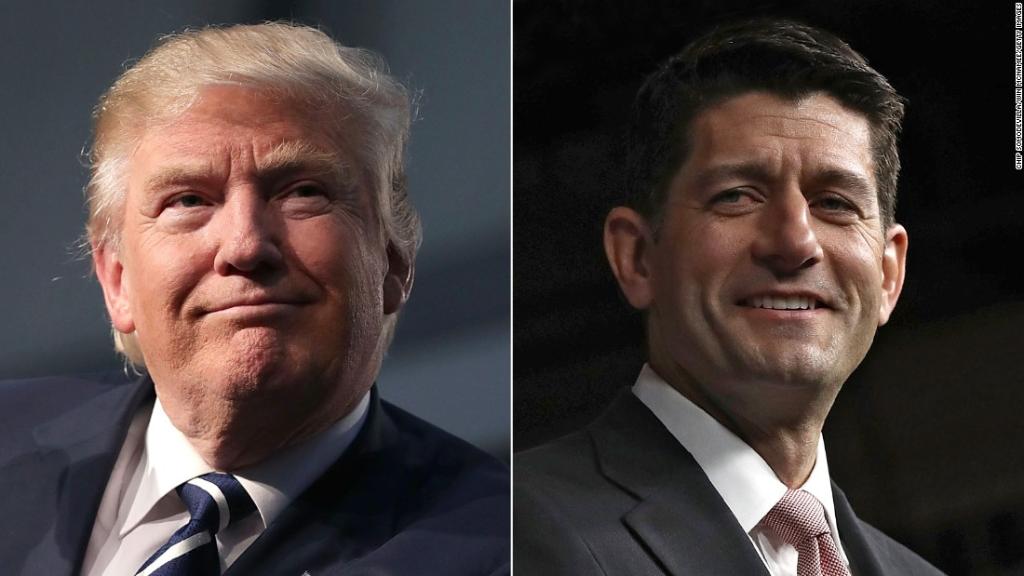 CNN's tweet photo. All eyes are on President Donald Trump and House Speaker Paul Ryan's relationship after health care defeat https://t.co/p44XCPb99t https://t.co/pXVMVXZfZu