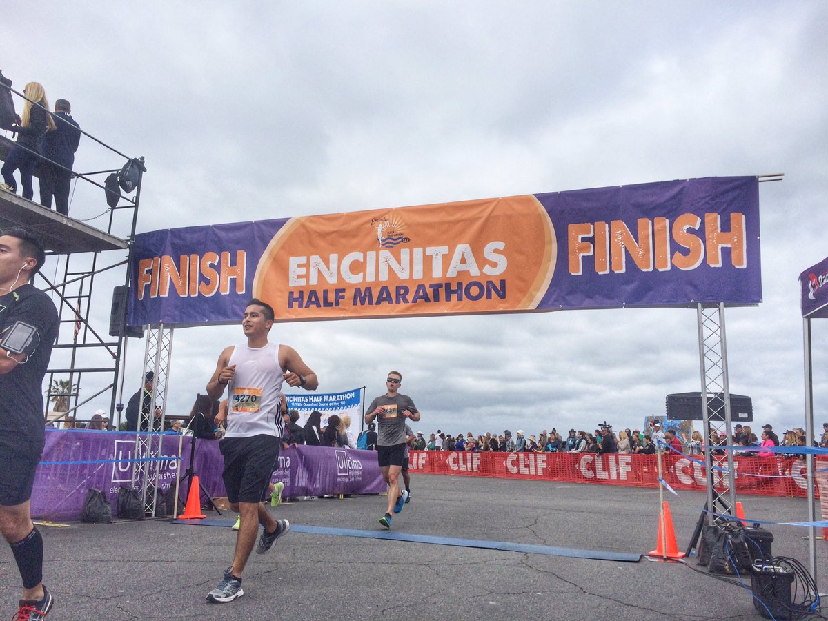 IrongirlNadia's tweet photo. Thank you @EncinitasHalf for the very well produced inaugural event. Highly recommend #halfmarathon #encinitashalf #headsweats #raceplace https://t.co/o6iqoJ19ds