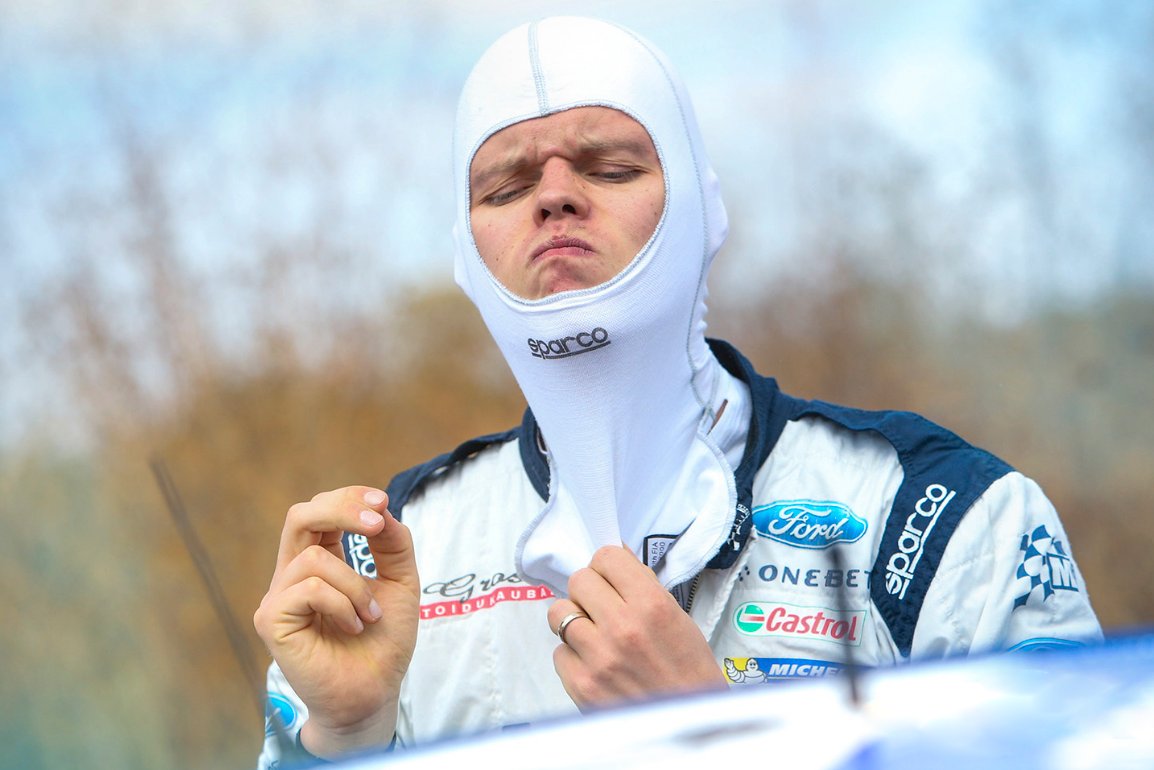 RallyAustralia's tweet photo. When the car sounds just right... #WRC @OttTanak https://t.co/KVVrI6dWjx