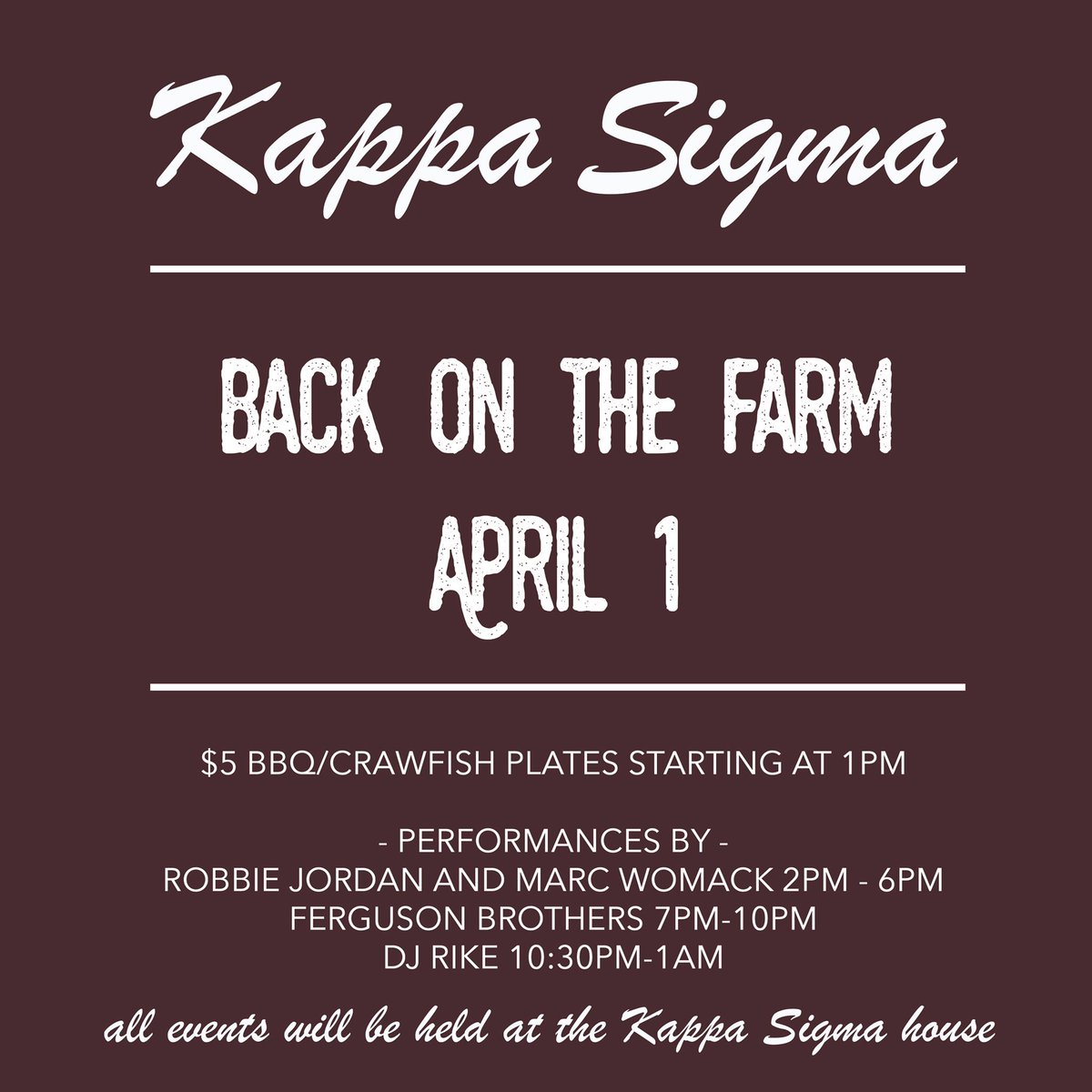 We are looking forward to our annual Back on the Farm event this weekend, hope to see you all there!